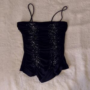 Unbranded Women's Black and Navy Vest